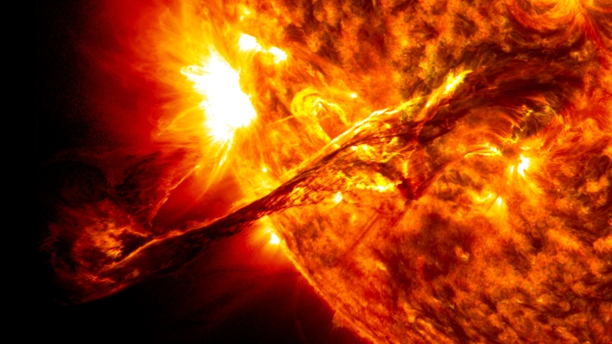 The sun: By far the most powerful object in our lives